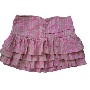 Vintage Y2K Tommy Jeans Ruffled Mini Skirt Size 5